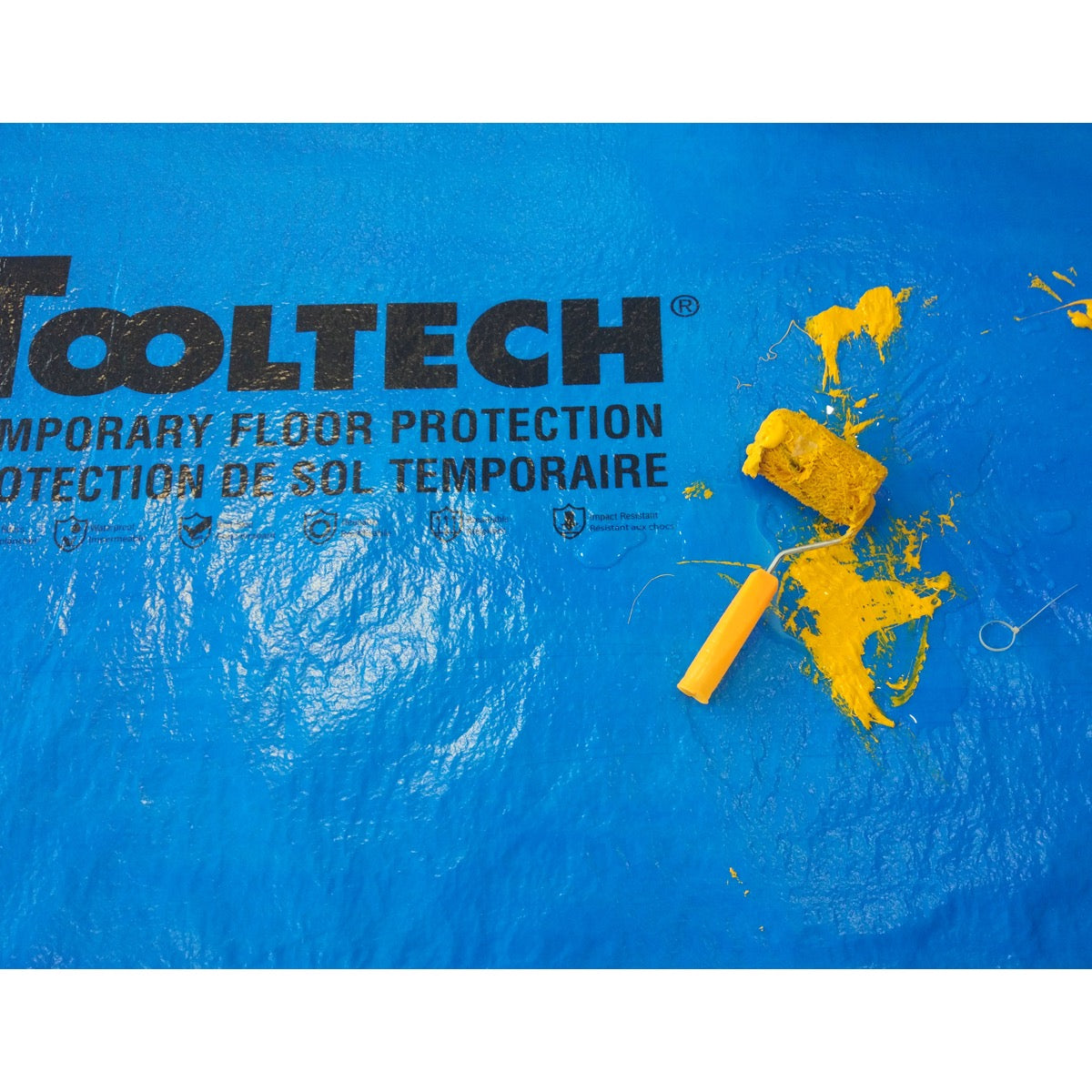 TOOLTECH® Temporary Floor Protection – Heavy-Duty, Waterproof, Reusable Surface Covering