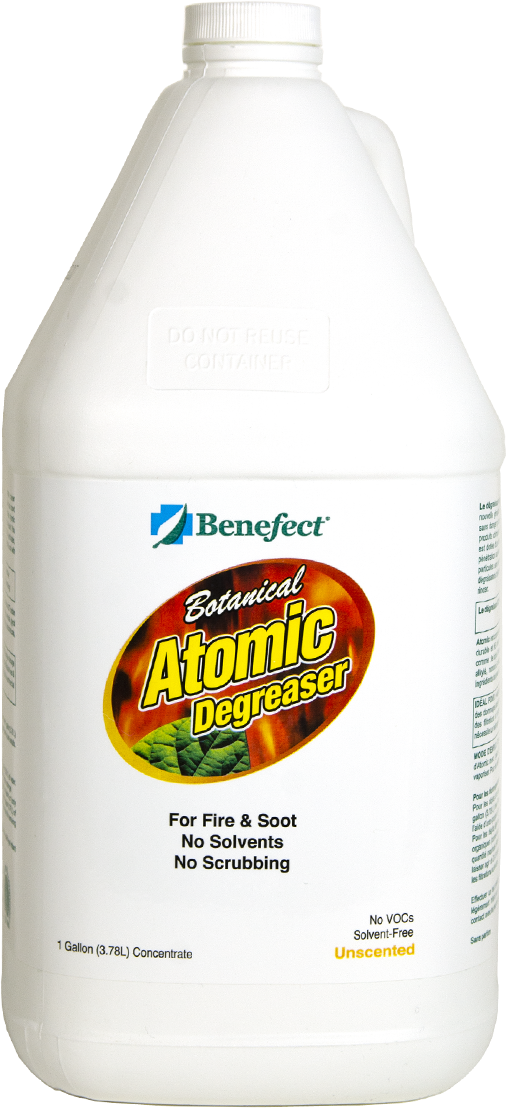 Benefect Botanical Atomic Degreaser and Heavy Duty Cleaner + Deodorizer (3.78L Concentrate Jug)