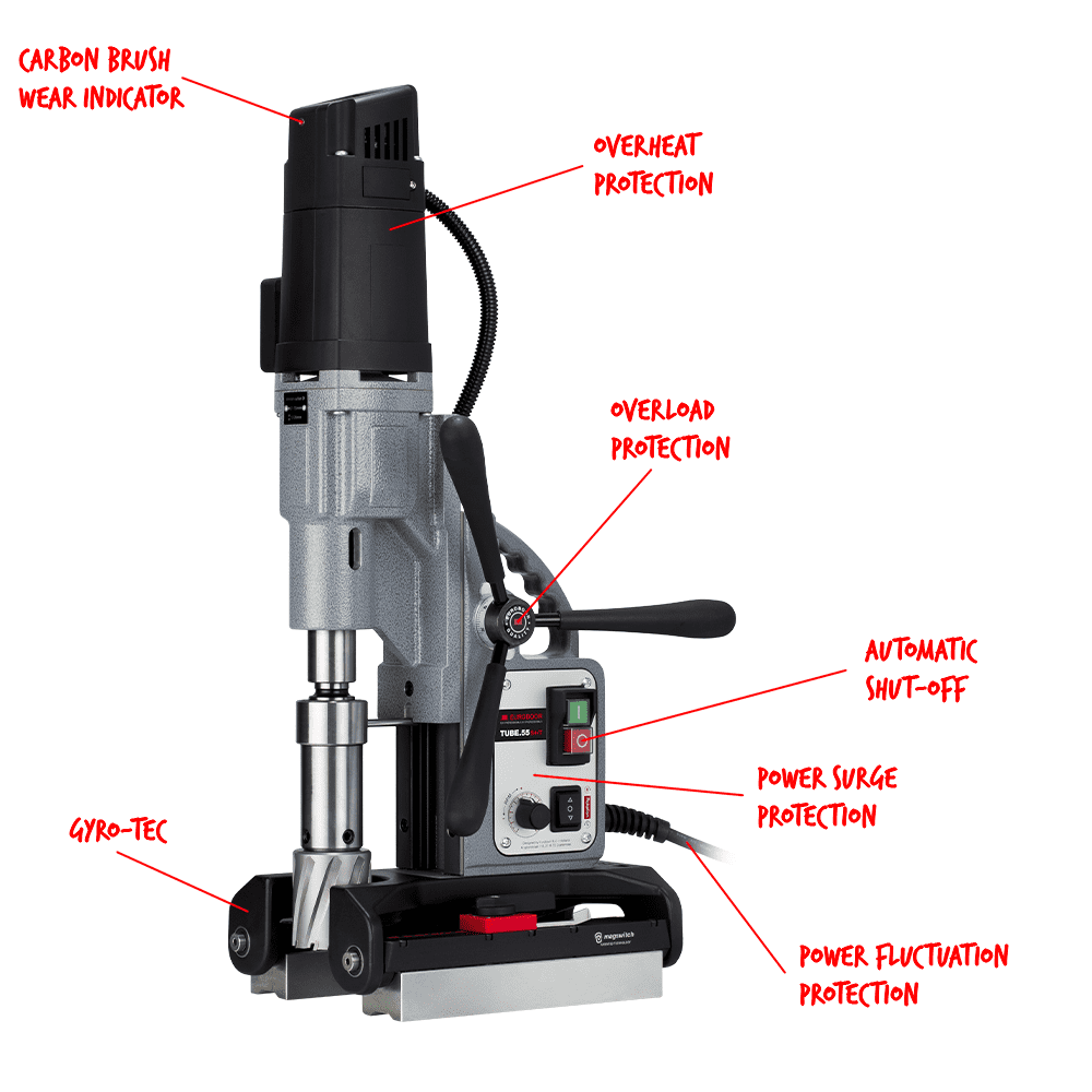 EUROBOOR ECO-TUBE.55 S+T Magnetic Drill Press