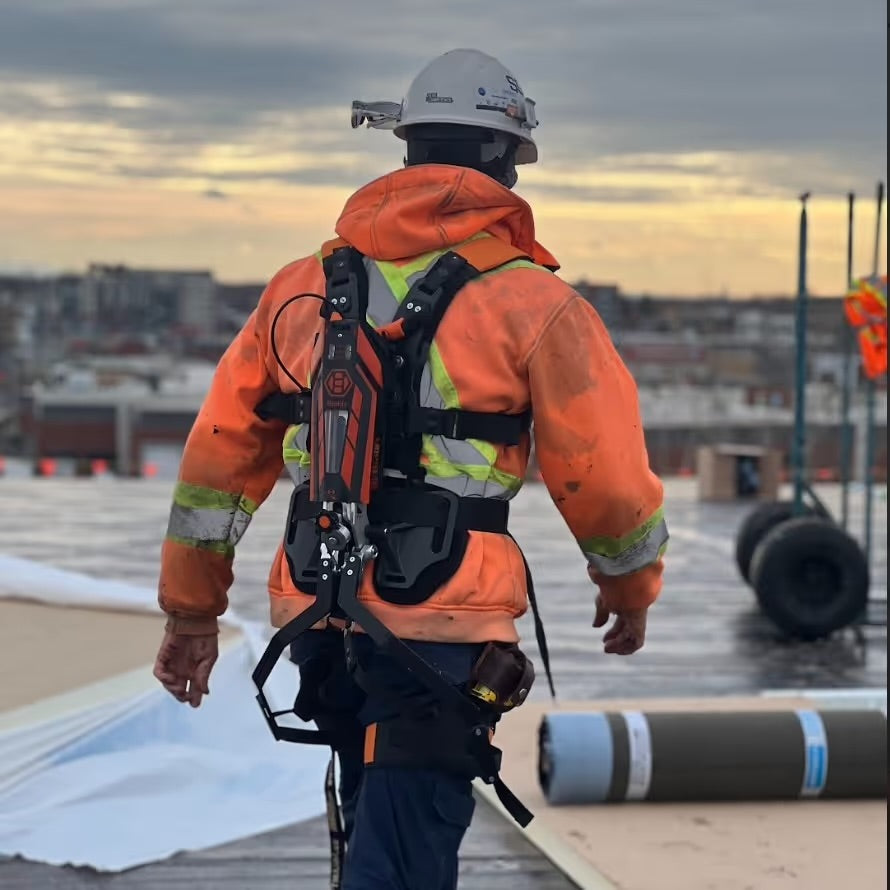 BioLift Back-Support Exoskeleton | Wearable Lift Support for Trades, Construction & Industrial Crews
