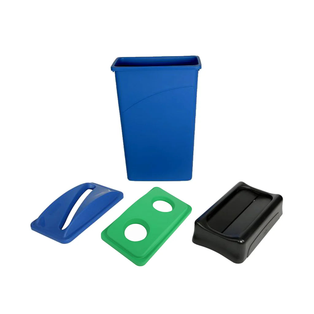 23 Gallon Slim Container - 23 Gallon (87 L) / Blue