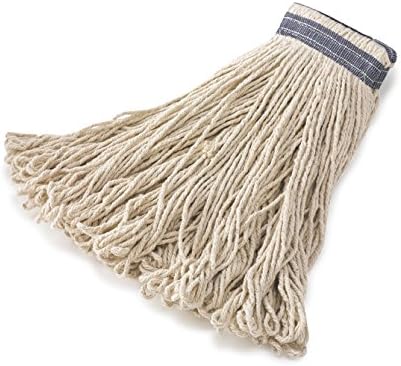 RUBBERMIAD All Pro Wet Mop, Cotton, 24 oz., Loop Style