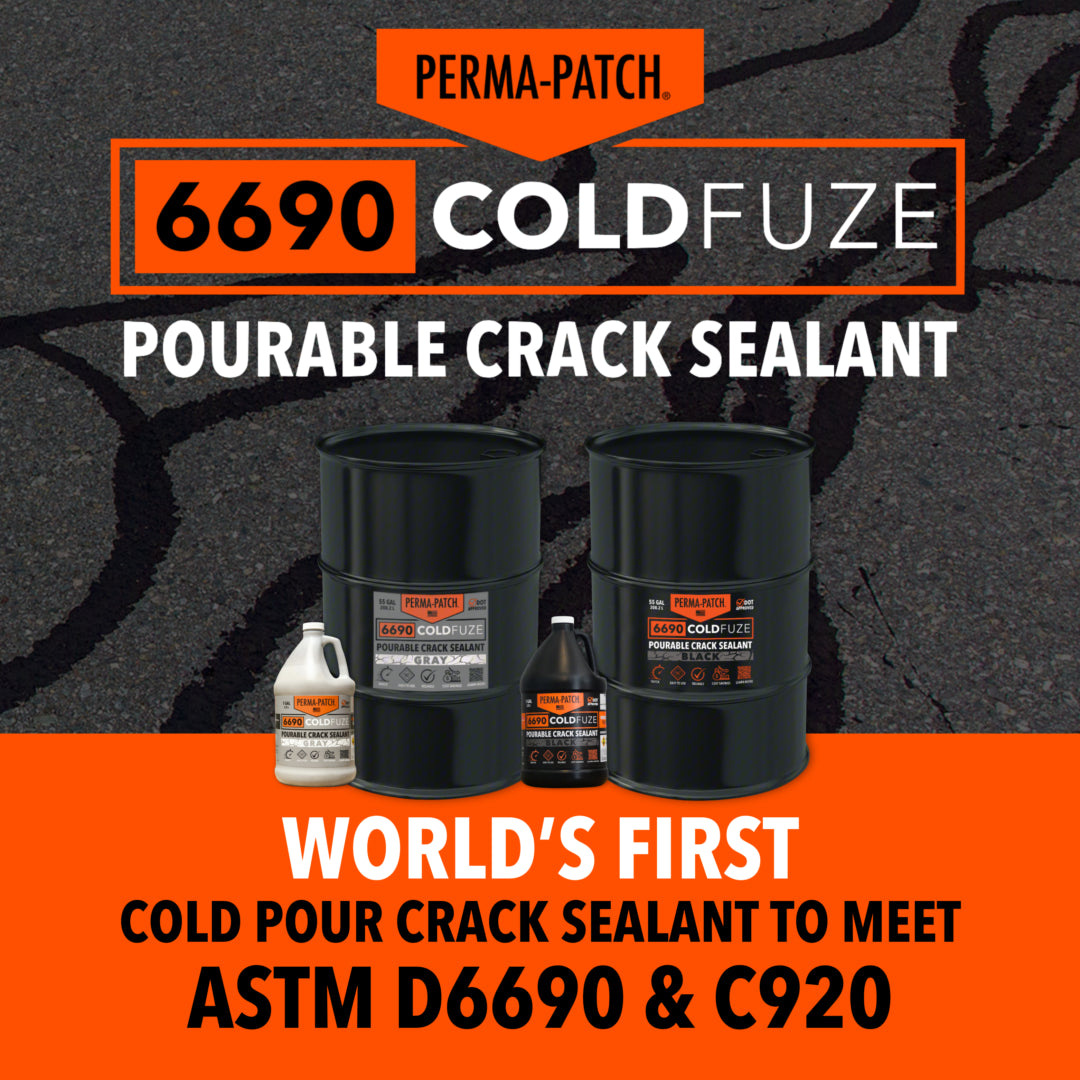 Perma-Patch 6690 ColdFuze Black – Cold Pour Asphalt Crack Sealant (ASTM D6690, Canada)