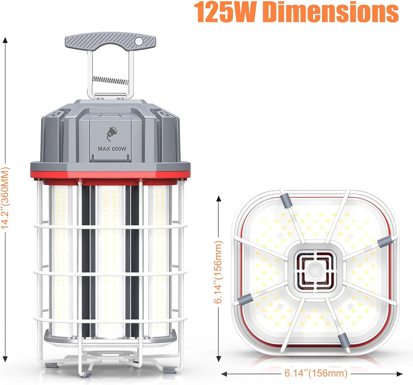 ARCLIGHT - LED Heavy Duty 360 Degree Construction Light - 125W