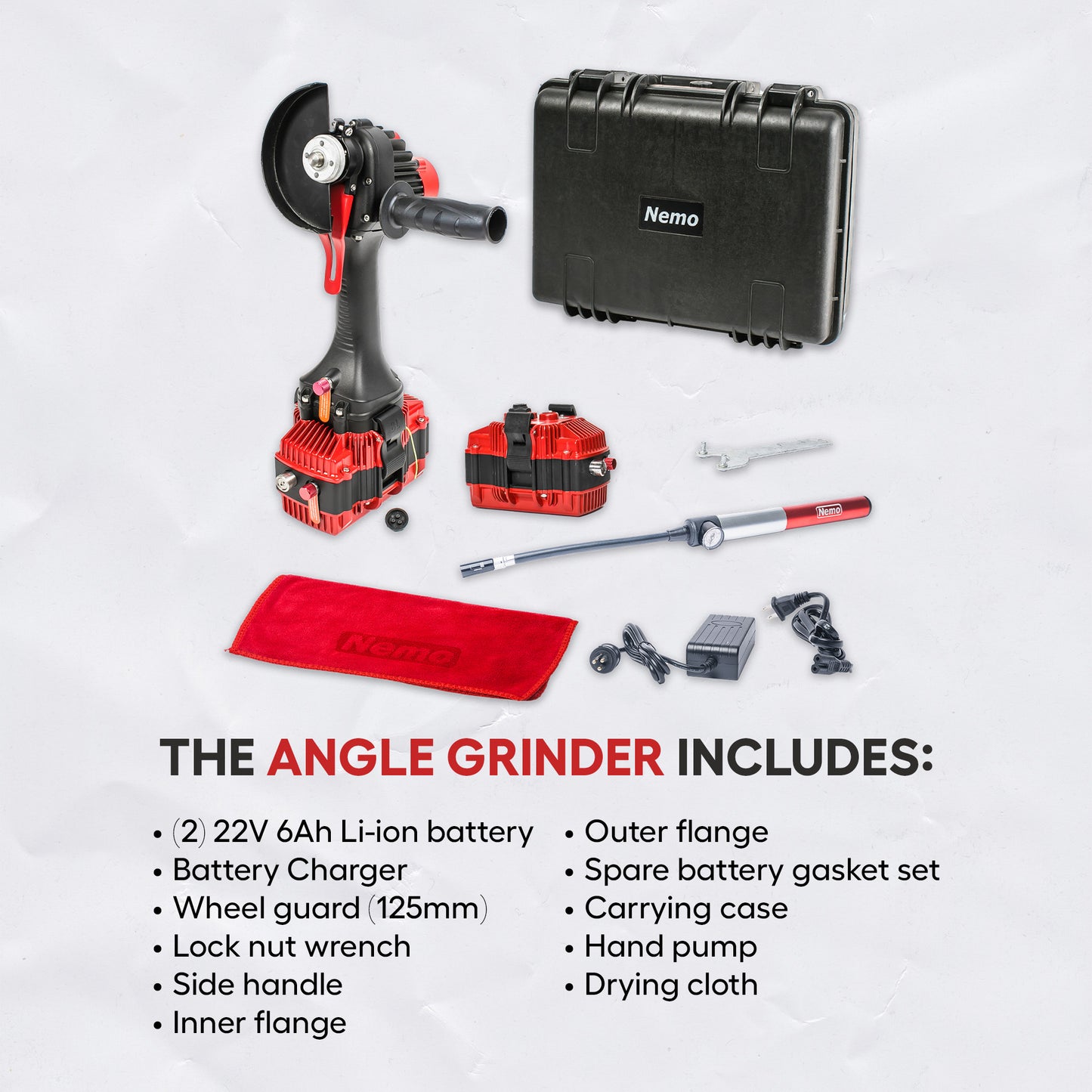 Nemo Waterproof Angle Grinder - 50M V2