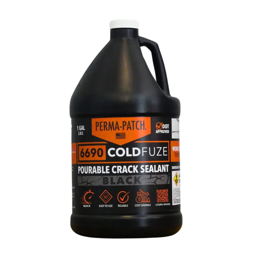 Perma-Patch 6690 ColdFuze Black – Cold Pour Asphalt Crack Sealant (ASTM D6690, Canada)
