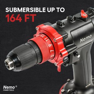 NEMO V2 Divers Edition Drill - 50M | Underwater Cordless Drill