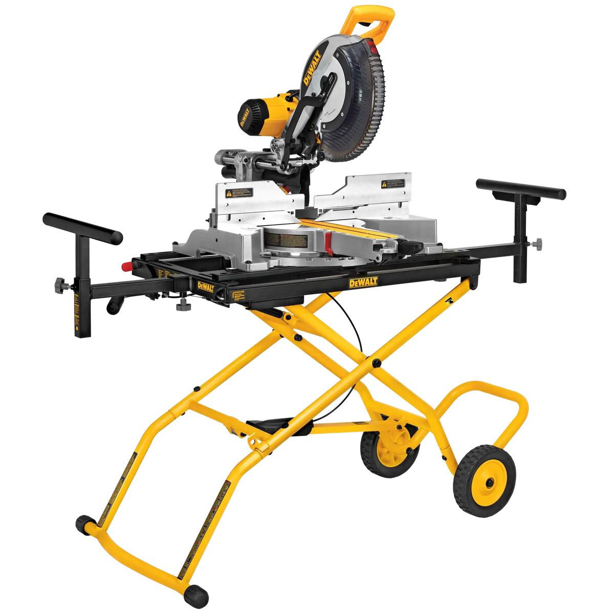 DEWALT DWS780RST 12 in. Double-Bevel Sliding Compound Mitre Saw + DWX726 Rolling Stand