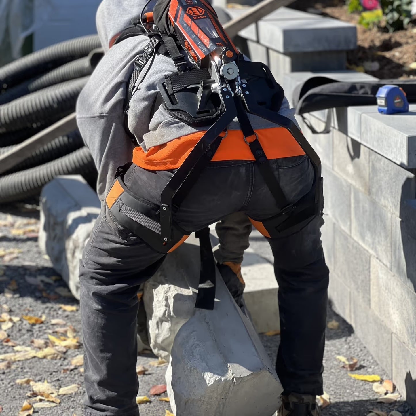 BioLift Back-Support Exoskeleton | Wearable Lift Support for Trades, Construction & Industrial Crews