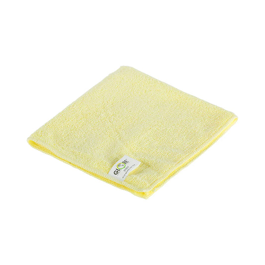 Microfiber Cloths - 240 GSM / 16"L X 16"W / Yellow / 20 Packs of 10