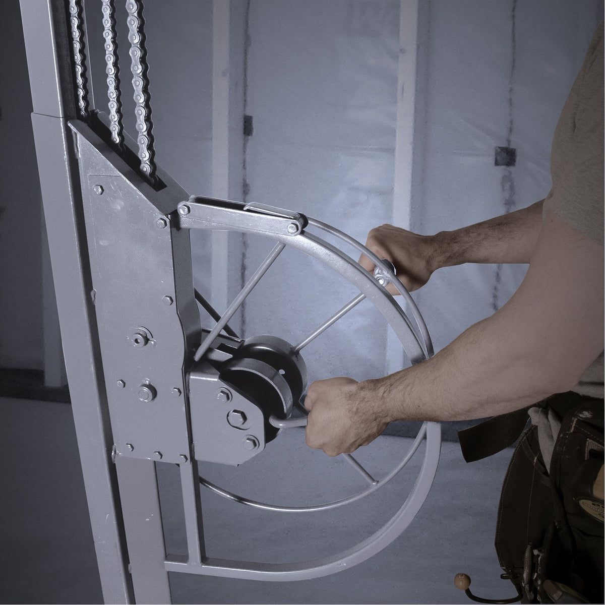 BuildMan MP912 telescopic cradle adjustment