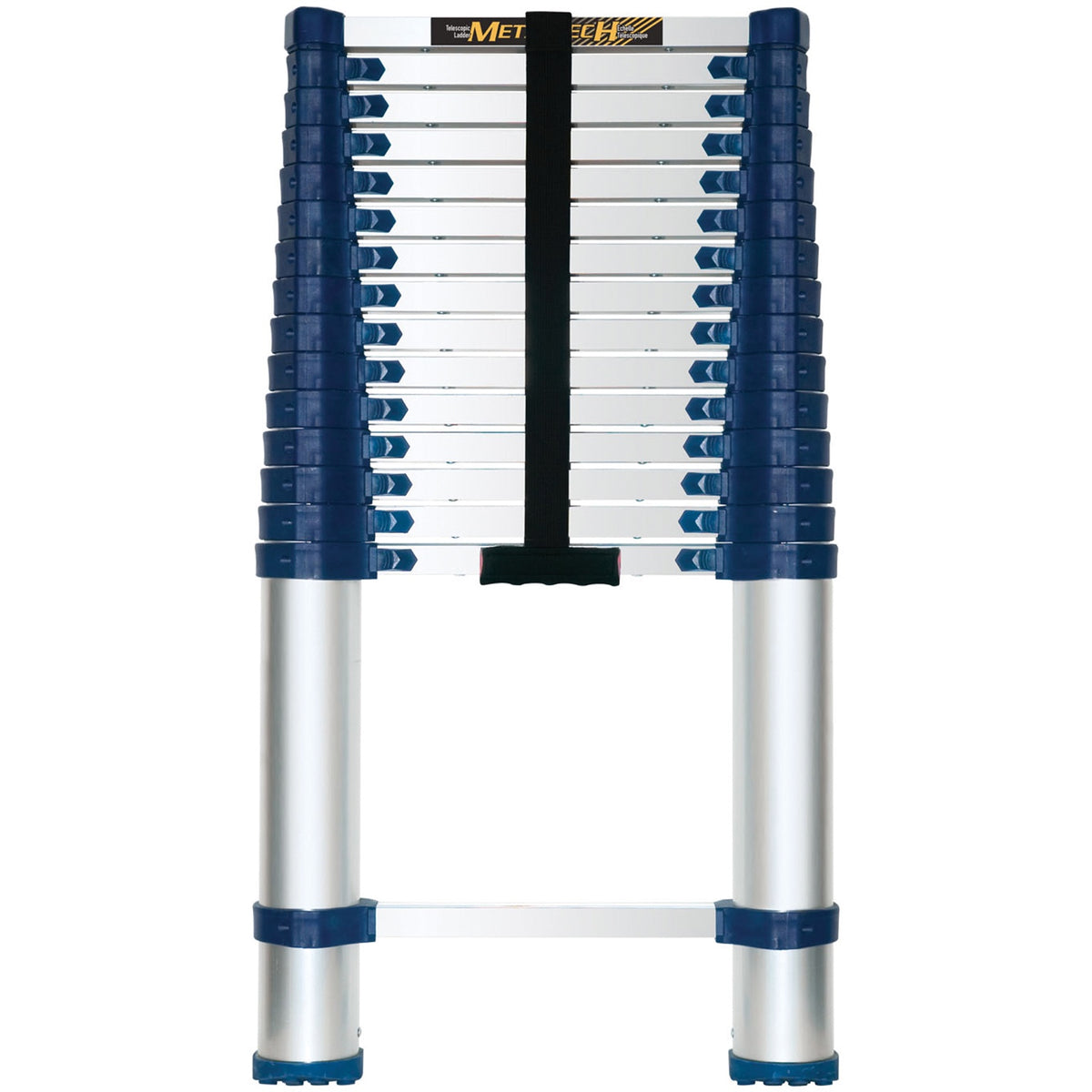 MetalTech VC252 E-LAD15T1 15.5 ft telescopic ladder collapsed compact storage