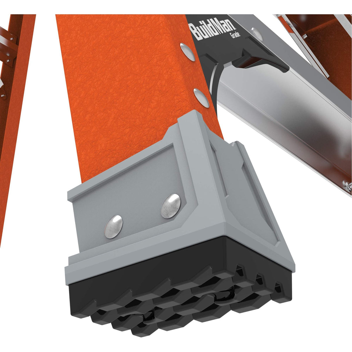 MetalTech BuildMan 8 ft ladder non slip foot