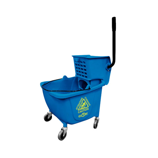 Sidepress Buckets And Wringers - 35 Qt / 35 Qt Blue