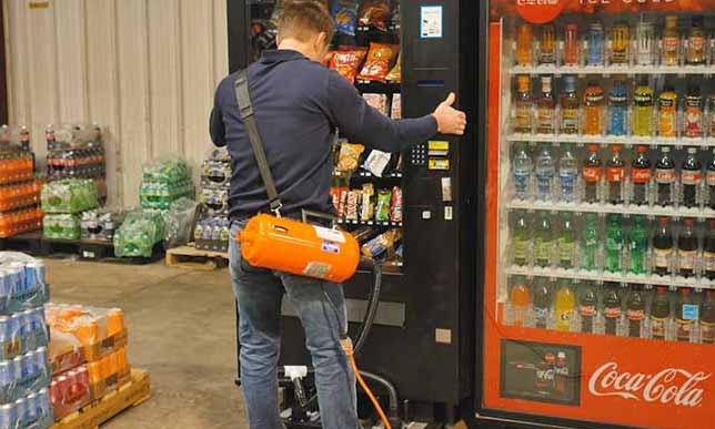 Airsled Vending Mover with 10×48 Air Beams and 1,400 lb Lift Capacity - VM2480VS