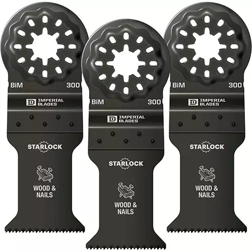 Imperial Starlock IBSL300-3 wood & nails – 3 blades
