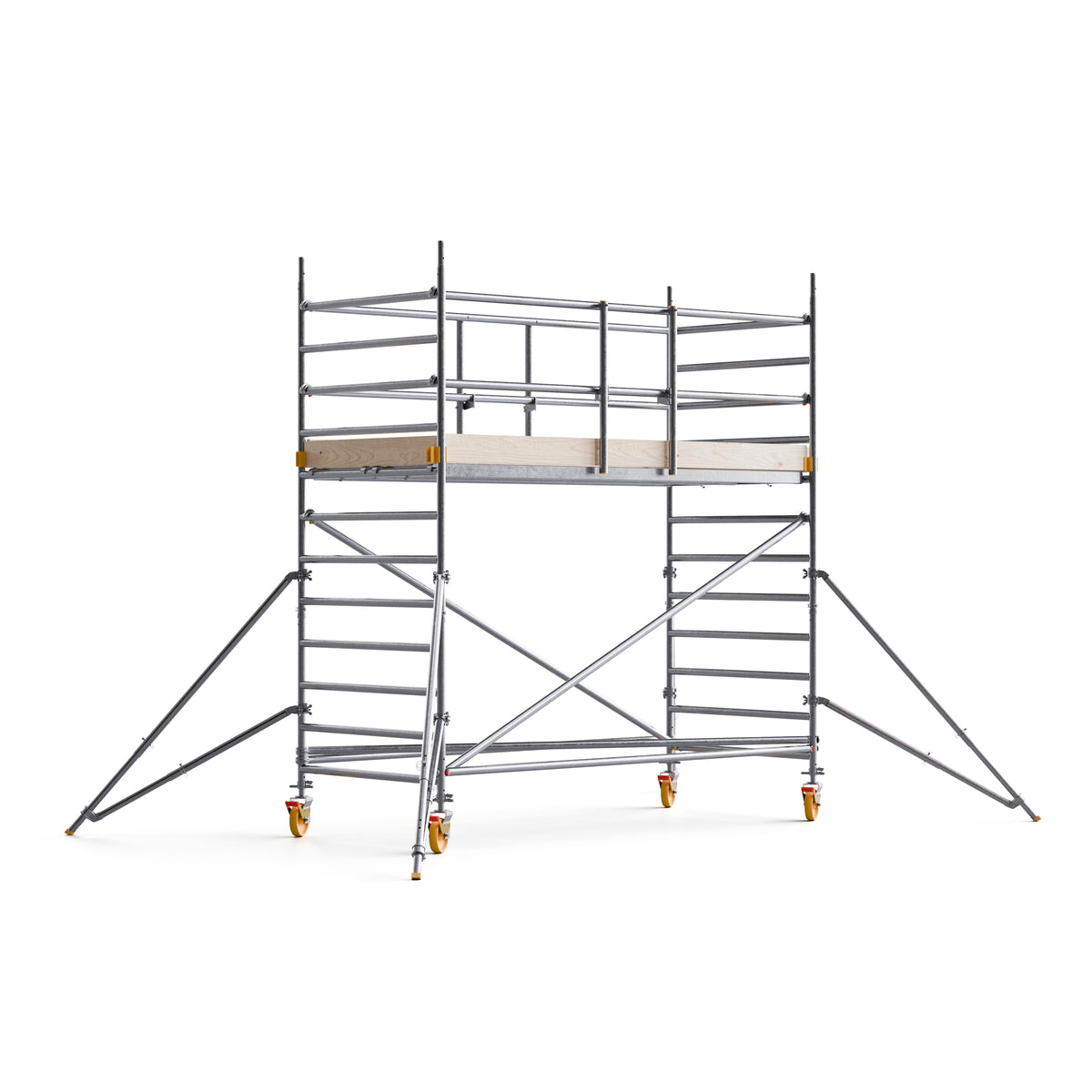 Custers HANDY Mobile Guard — 130 cm Wide × 10 ft Platforms; representative photograph