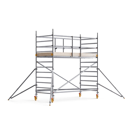 Custers HANDY Mobile Guard — 130 cm Wide × 10 ft Platforms; representative photograph