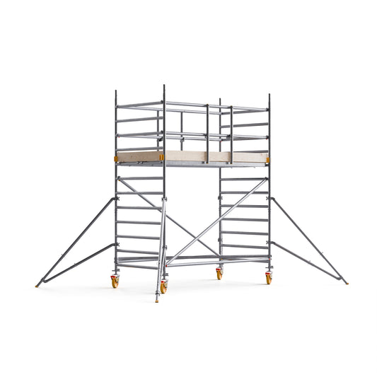 Custers HANDY Mobile Guard — 130 cm Wide × 8 ft Platforms; representative photograph