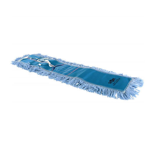 Pro-Stat® Blue Tie-On Dust Mop Head - 36"L X 5"W / Blue / Case of 12