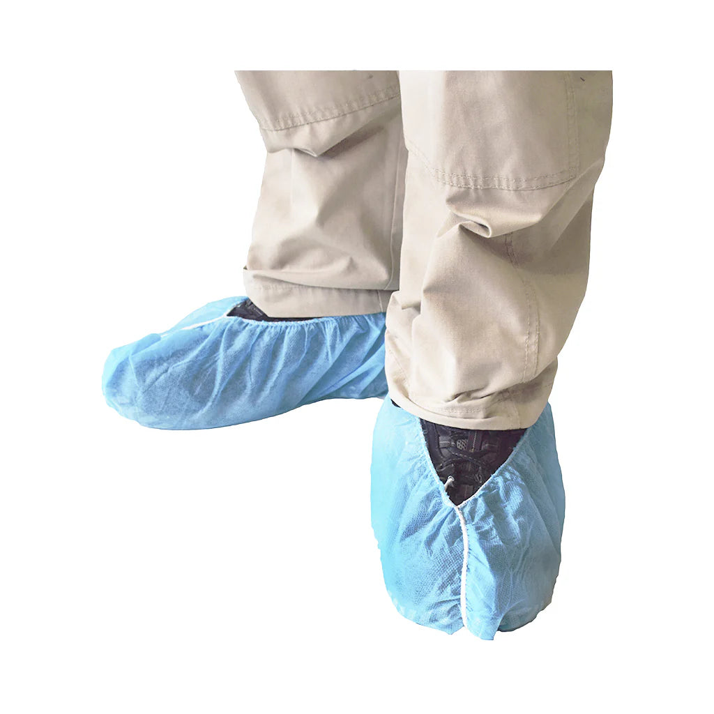 Skid Resistant Shoe Covers - Large / Blue / 3 Packs of 100