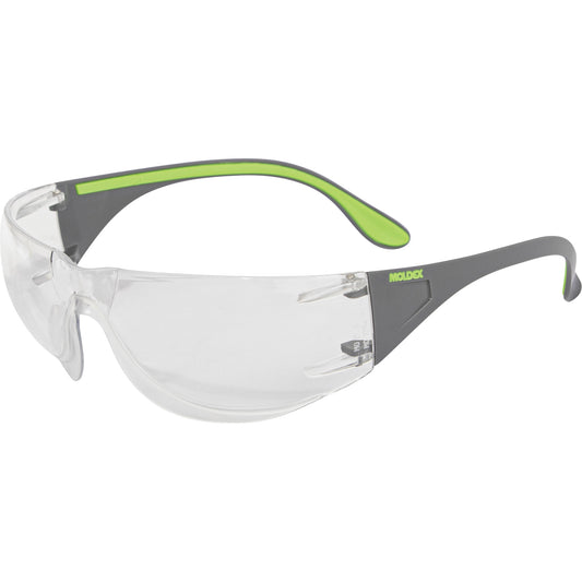 MOLDEX Adapt Safety Glasses, Clear Lens, Anti-Fog/Anti-Scratch Coating, ANSI Z87+/CSA Z94.3