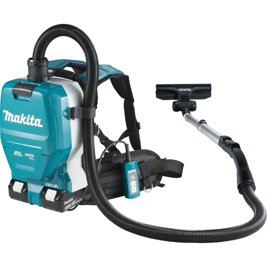 MAKITA Brushless Backpack Vacuum, 0.528 Gal.(2.0 Litres)