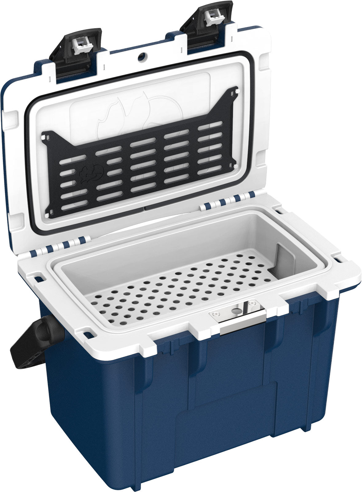 Pelican 14 QT cooler in Midnight Blue / White