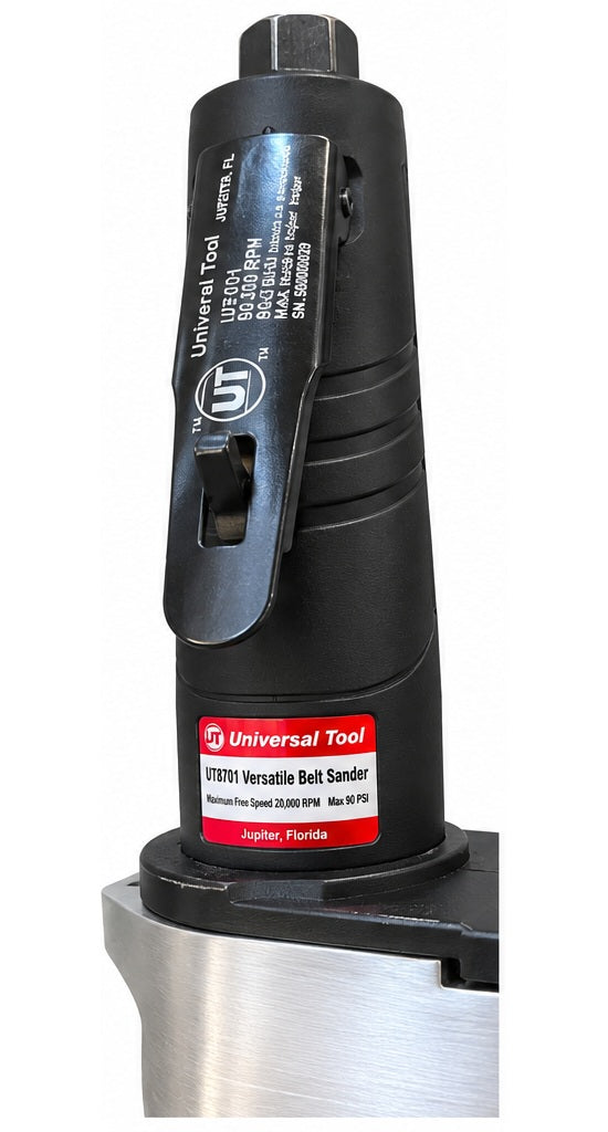 UT8701 handle close-up against white background