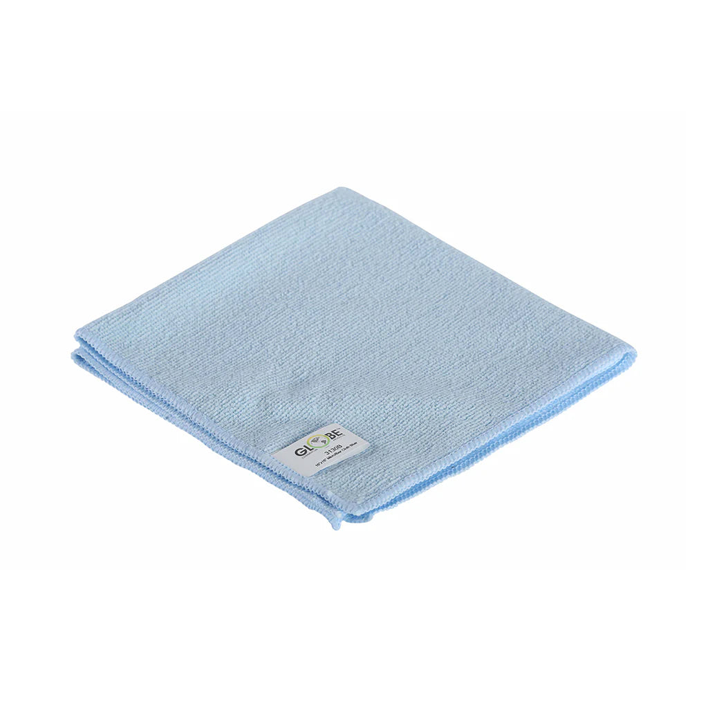 Microfiber Cloths / 240 GSM / 16"L X 16"W / Blue / 20 Packs of 10