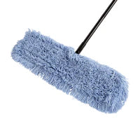 Pro-Stat® Blue Tie-On Dust Mop Head - 24"L X 5"W / Blue / Case of 12