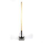 Shovel Square Mouth 58" x  BLADE 9 1/2" Wood L-Handle