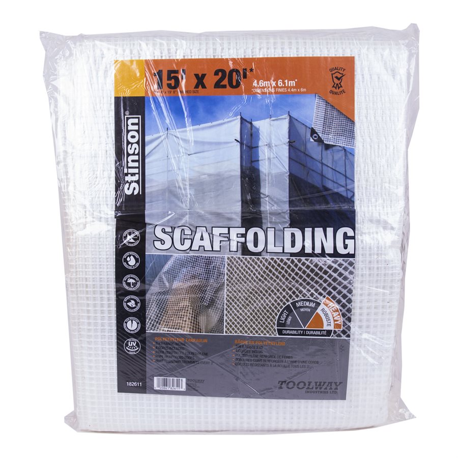 SCAFFOLD LENO TARPAULIN (NET) 15 ft. X 20 ft.