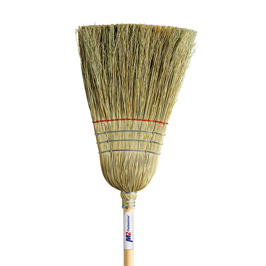 Corn Broom Heavy Duty Stiff Sweep 1-string / 3-Wire - Professional