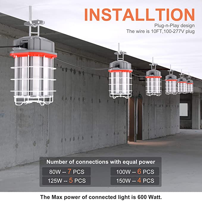 Ac Arclight Module ARCLIGHT - LED Heavy Duty 360 Degree Construction Lights - 150W ...