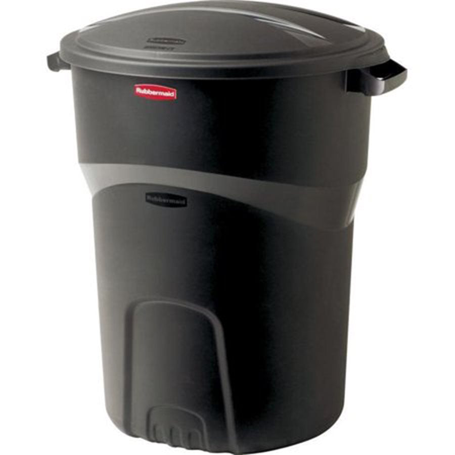 Rubbermaid Roughneck Garbage Can  Indoor/Outdoor - Black 121L / 32GAL