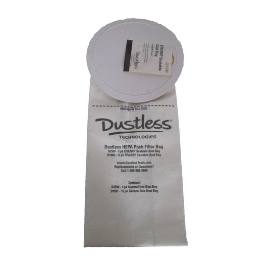 Dustless Filter Bag Seal -D1503 (3 Pack)