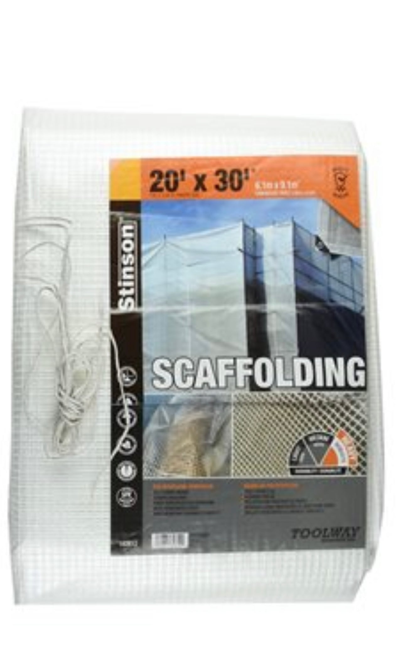 SCAFFOLD LENO TARPAULIN (NET) 20 ft. X 30 ft.